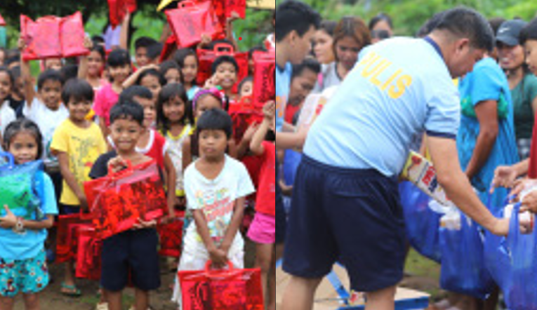 Manide, Agta Tabangnon tribes receive  Noche Buena gifts for Christmas